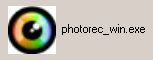 Photorec Ikona programu Photorec